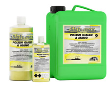 Polish giallo a mano